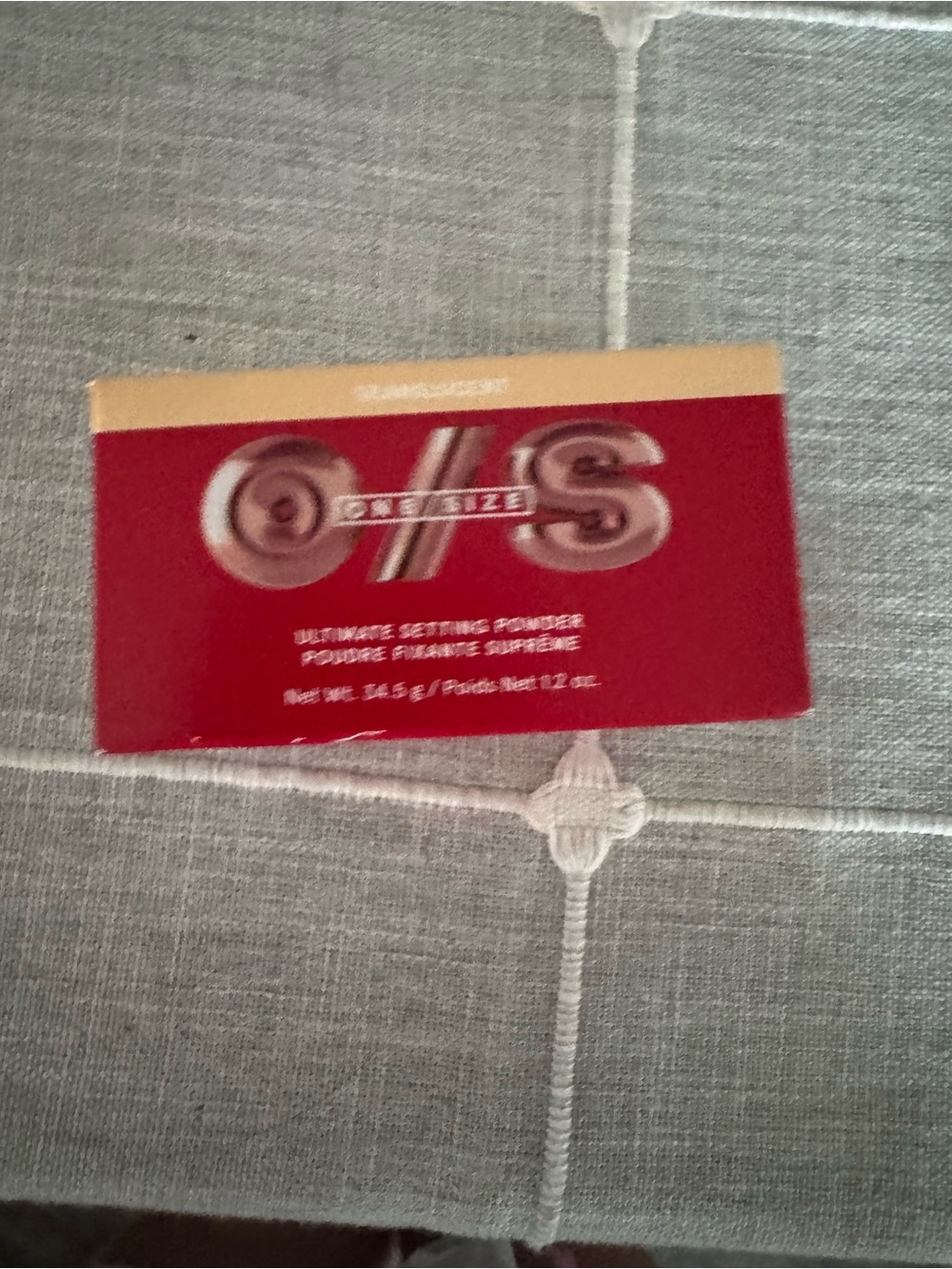ONE/SIZE Ultimate Setting Powder - Red and Gold Packaging